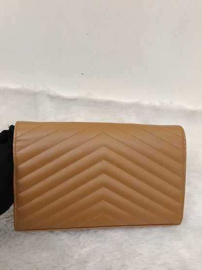 YsL WOC 22 Matelasse Monogramme Grained Caramel GHW 2021
