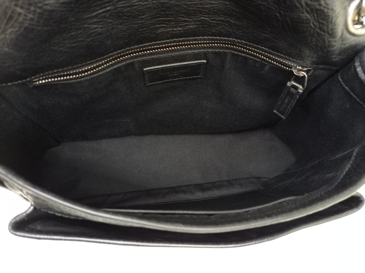 YsL Niki Medium Calfskin Black RHW 2018