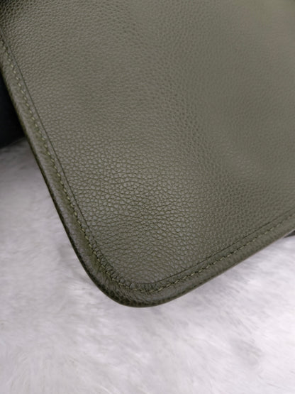 Longchamp Le Foulonne Crossbody Khaki GHW