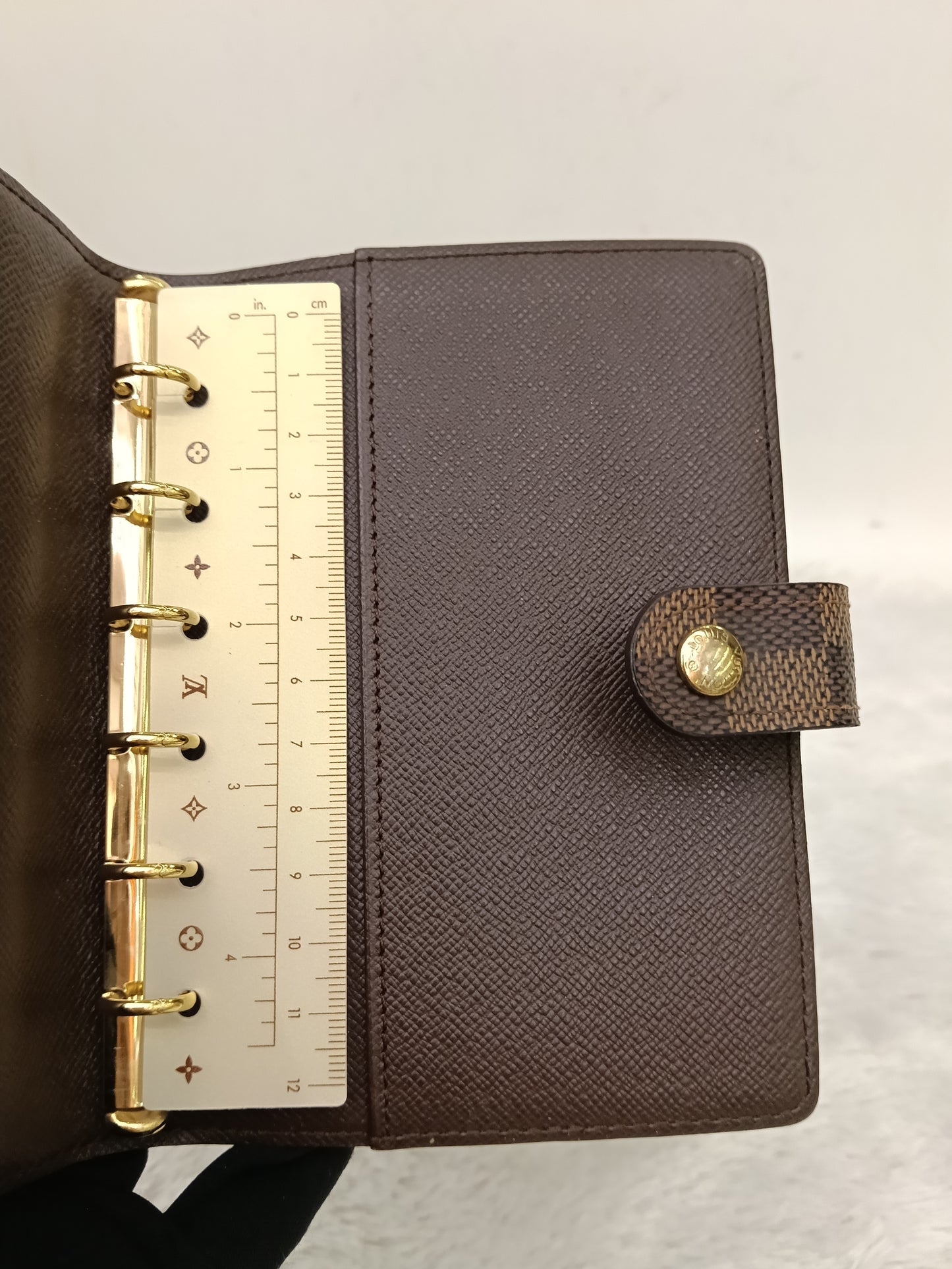 LV Agenda Cover Ring PM Damier