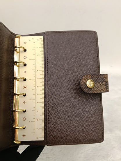 LV Agenda Cover Ring PM Damier