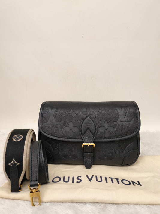 LV Diane PM ST NM Monogram Empreinte Noir (CHIP)