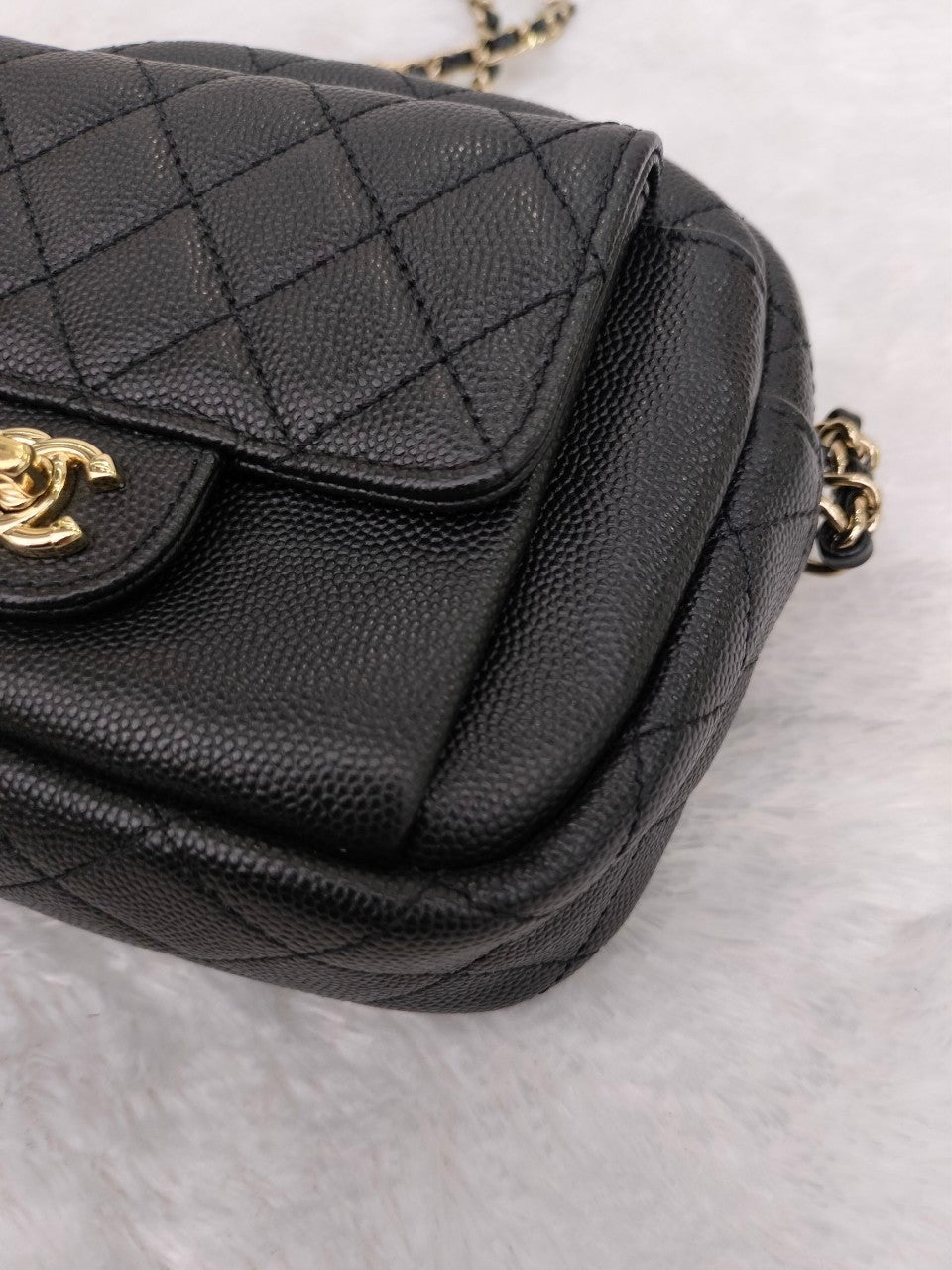 Chanel Day Camera Case Caviar Black GHW #27