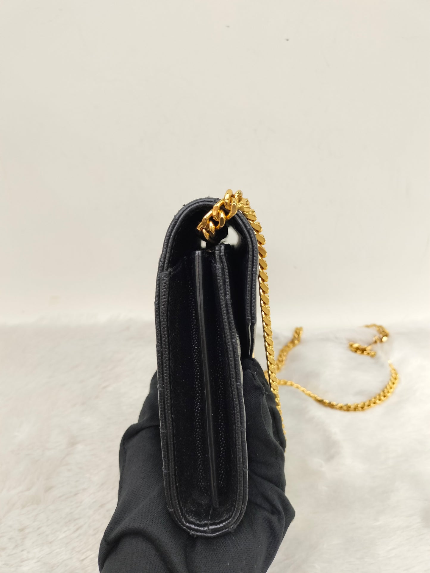 YsL WOC 22 Chevron Grained Black GHW 2021