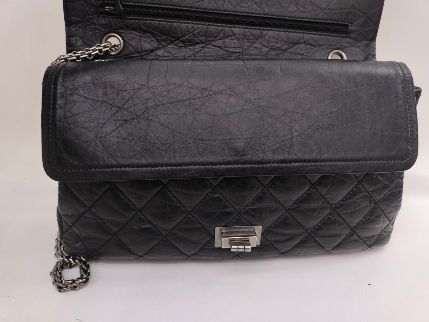 Chanel Reissue 227 Black RHW #14