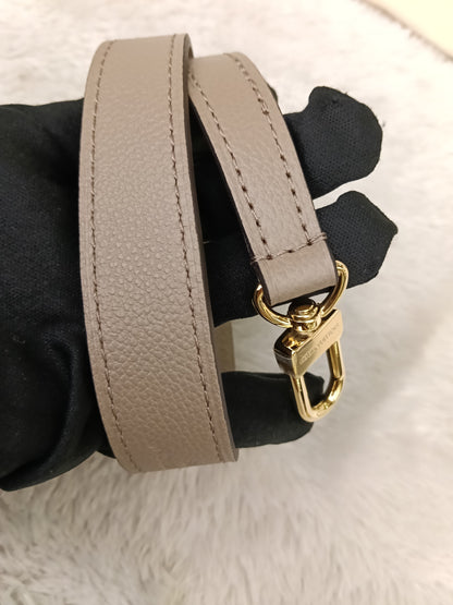 LV Diane PM ST NM Monogram Empreinte Giant Tourterelle Creme 2025 (CHIP)