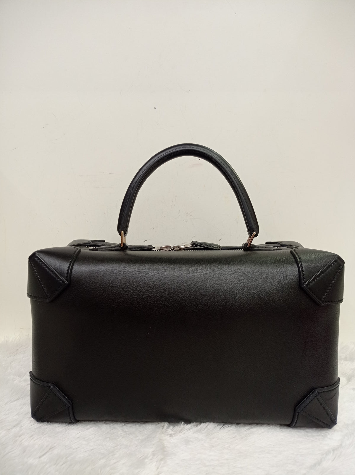 Hermes Sac Maxibox 29 Evergrain Noir PHW #T