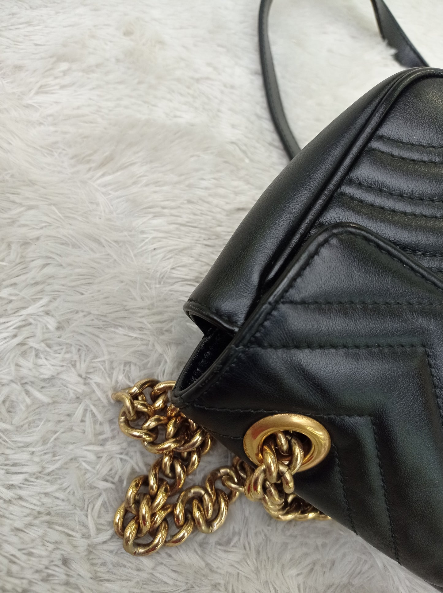 Gucci Marmont Mini Black GHW