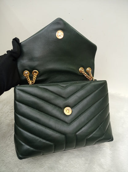 YsL Lou Lou Small Lamb Emerald Green GHW 2019