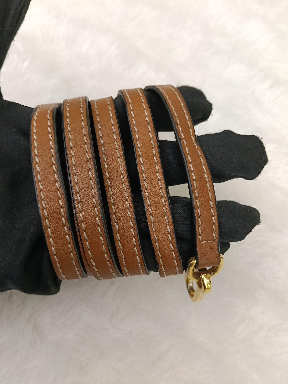 Loewe Puzzle Mini Grained Caramel GHW 2020