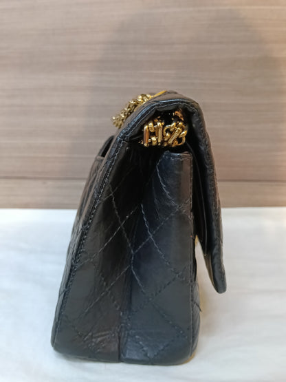 Chanel Reissue 225 Calfskin Black GHW DF #14