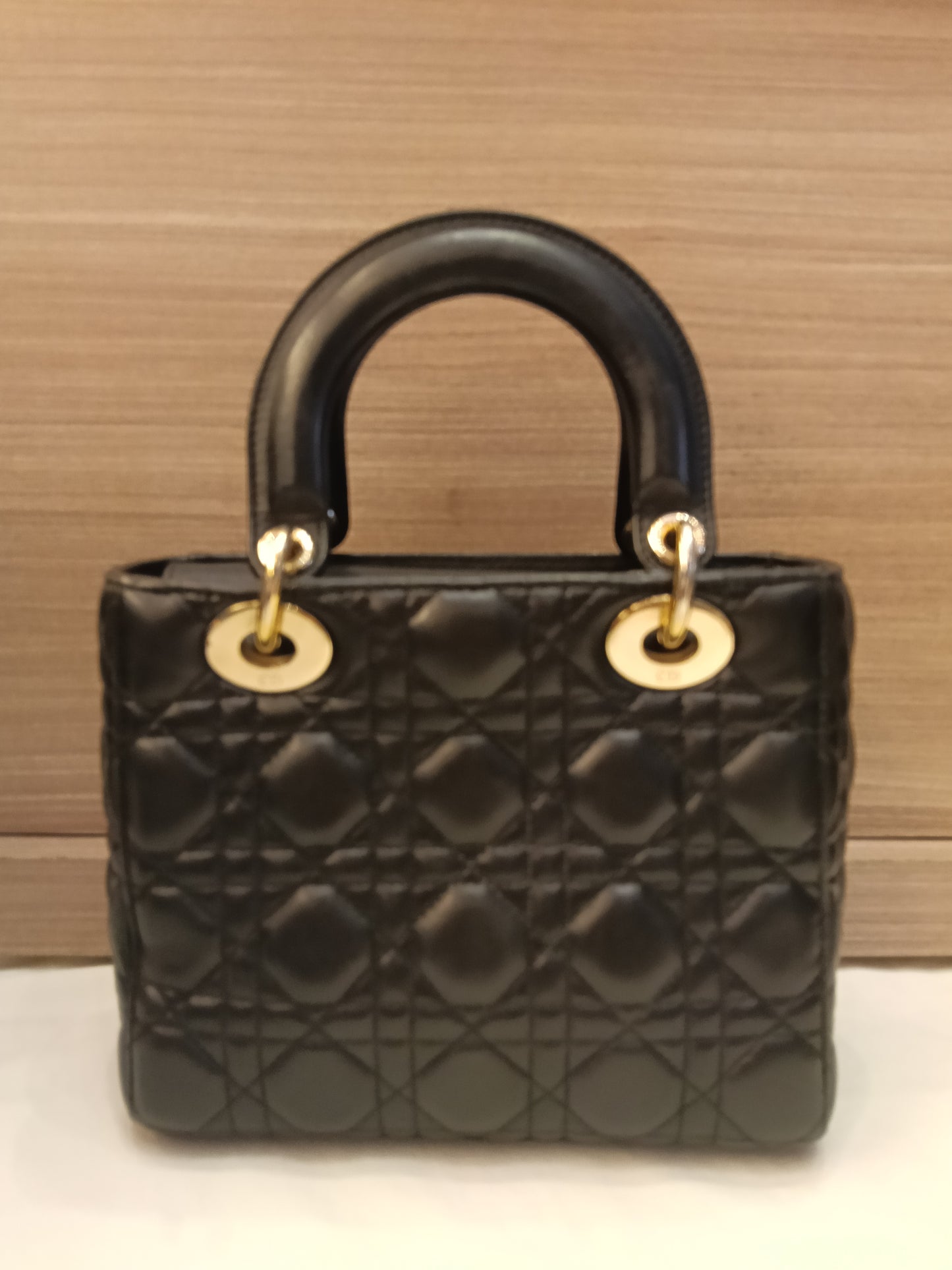 Lady Dior Small Lamb Black GHW 2019