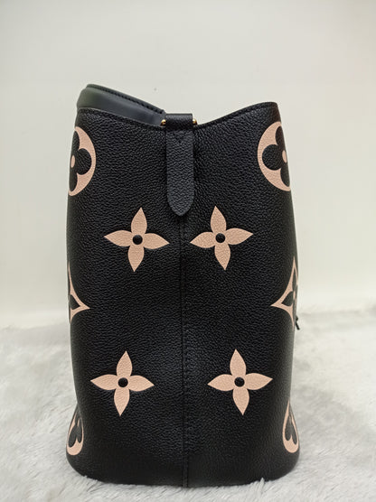 LV Neo Noe MM Monogram Empreinte Noir Creme (CHIP)