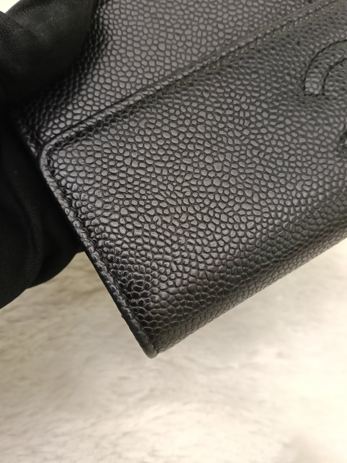 Chanel Timeless Continental Wallet Caviar Black SHW #16
