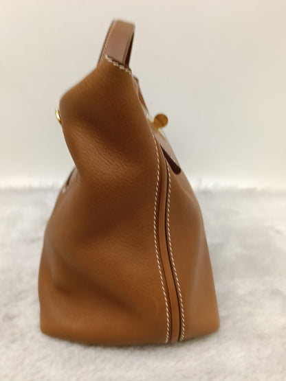 Hermes 2424 29 Fauve Barenia Faubourg GHW #D