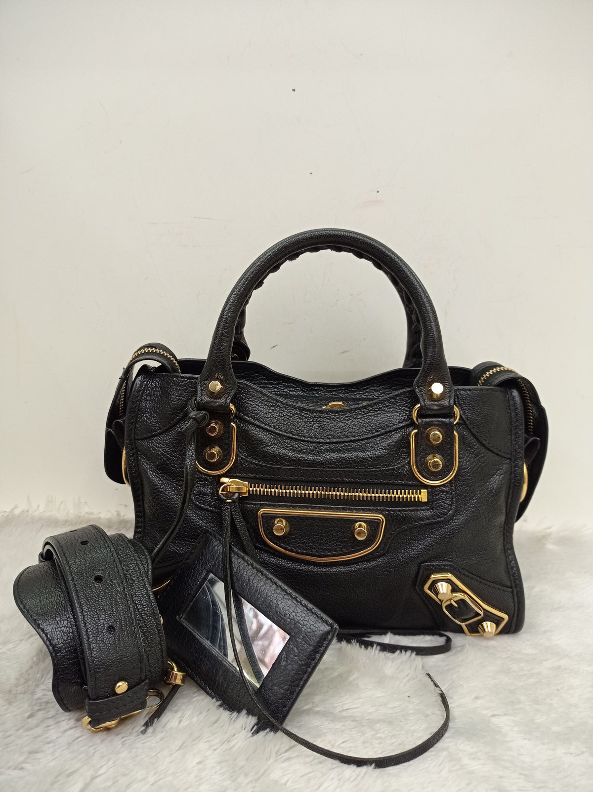 Balenciaga Mini City Edge Black GHW 2020