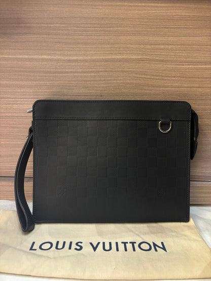 LV Standing Pouch Infini Damier Noir (CHIP)