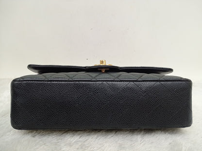Chanel Medium Caviar Black GHW DF #20