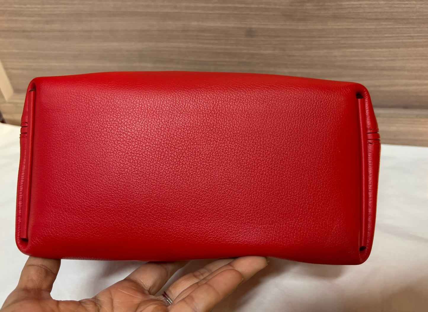 Hermes 2424 Mini Evercolour Swift Rouge De Coeur GHW #Y