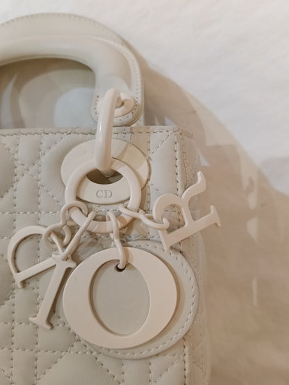 Lady Dior Mini Cannage Ultra Matte White 2020
