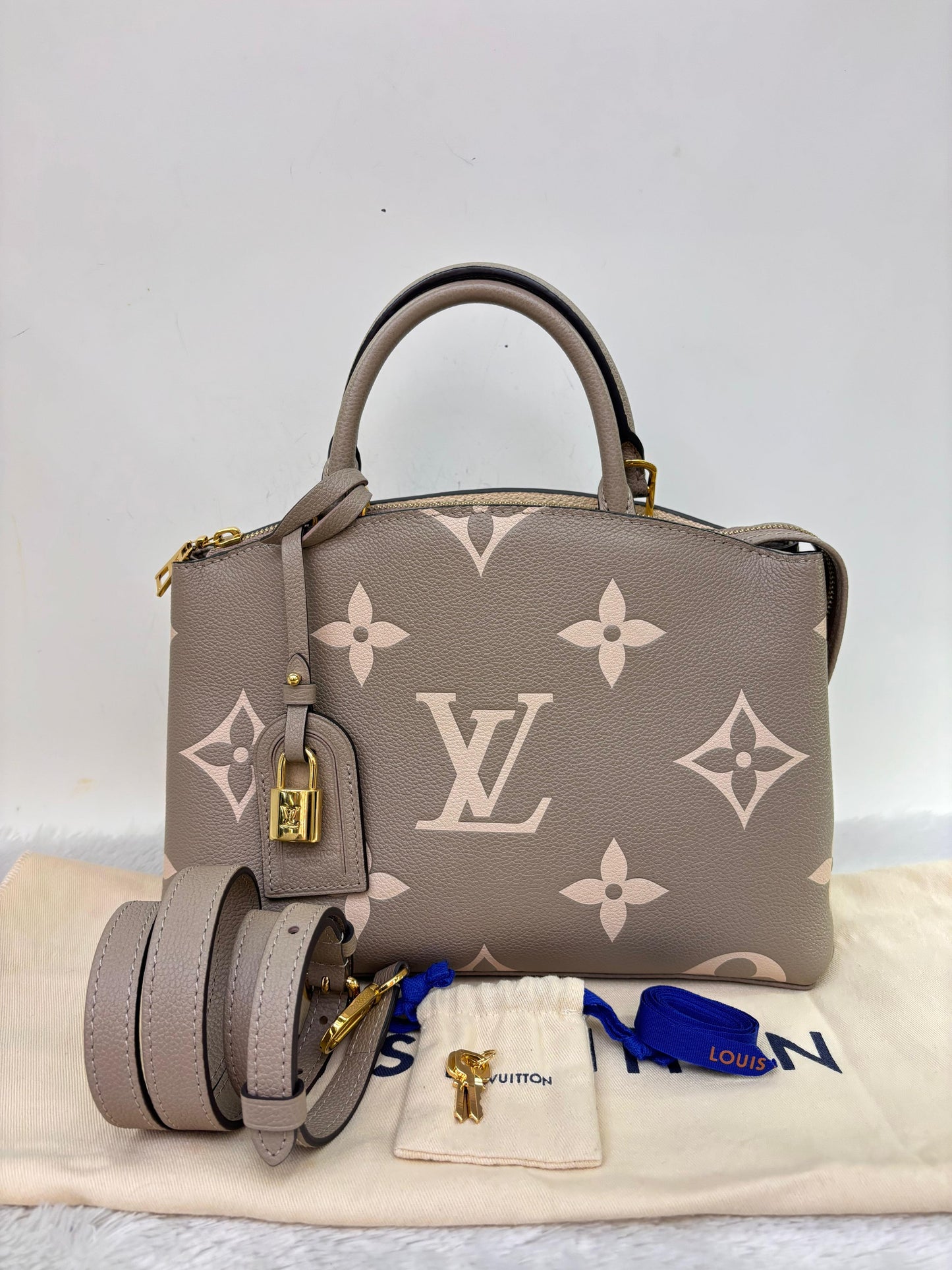 LV Petite Palais PM Empreinte Tourterelle Creme (CHIP)