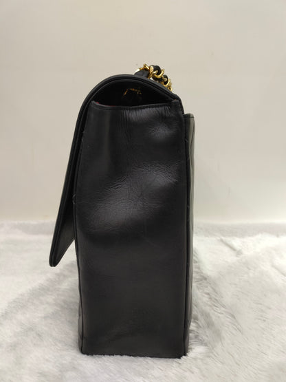 Chanel Maxi Lamb Vintage Black GHW SF #2