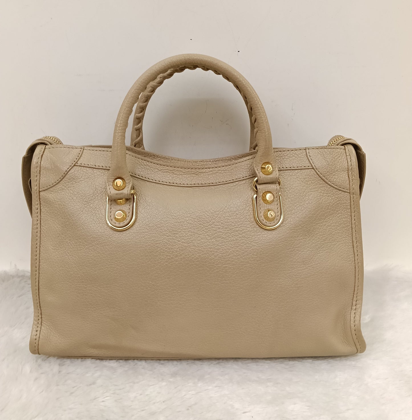 Balenciaga Small City Edge Beige GHW 2019