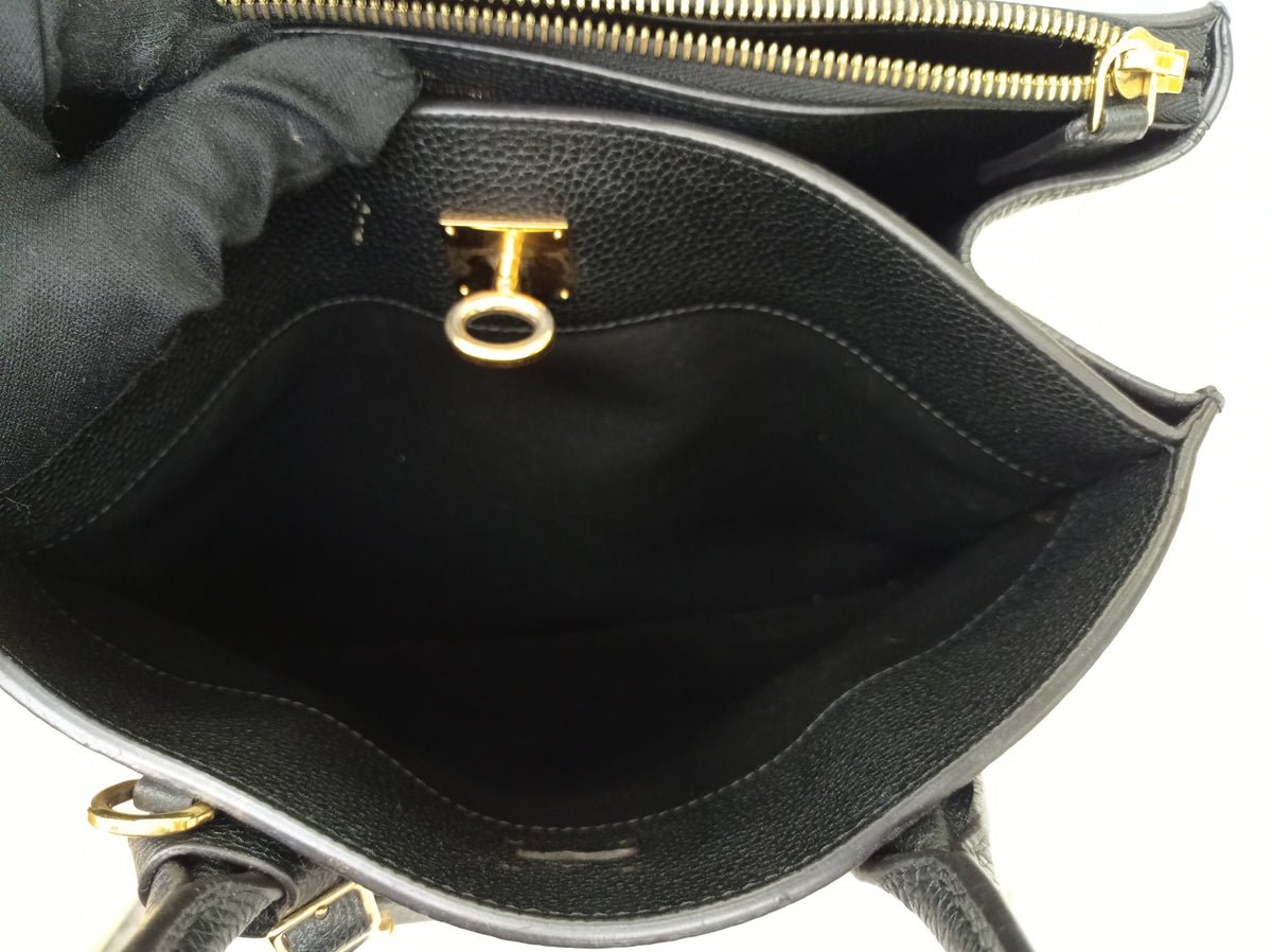 LV Steamer MM Taurillon Noir 2016