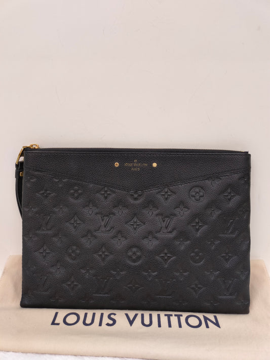 LV Daily Pouch Monogram Empreinte Noir (CHIP)