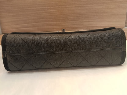 Chanel Top Handle Seasonal Flap Caviar Black SHW #25