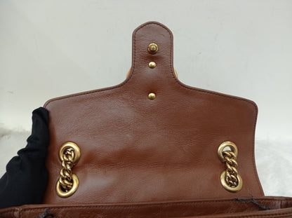 Gucci Marmont Small Brown GHW