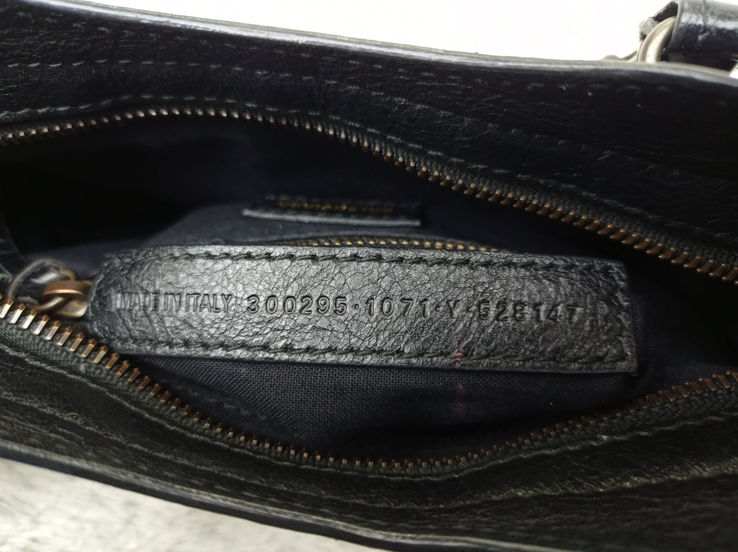 Balenciaga Mini City Classic Graffiti Black Bleu Violet RGHW 2018