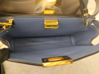 Fendi Peekaboo Essential Navy GHW