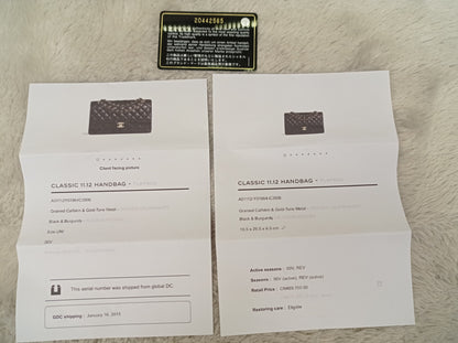 Chanel Medium Caviar Black GHW DF #20