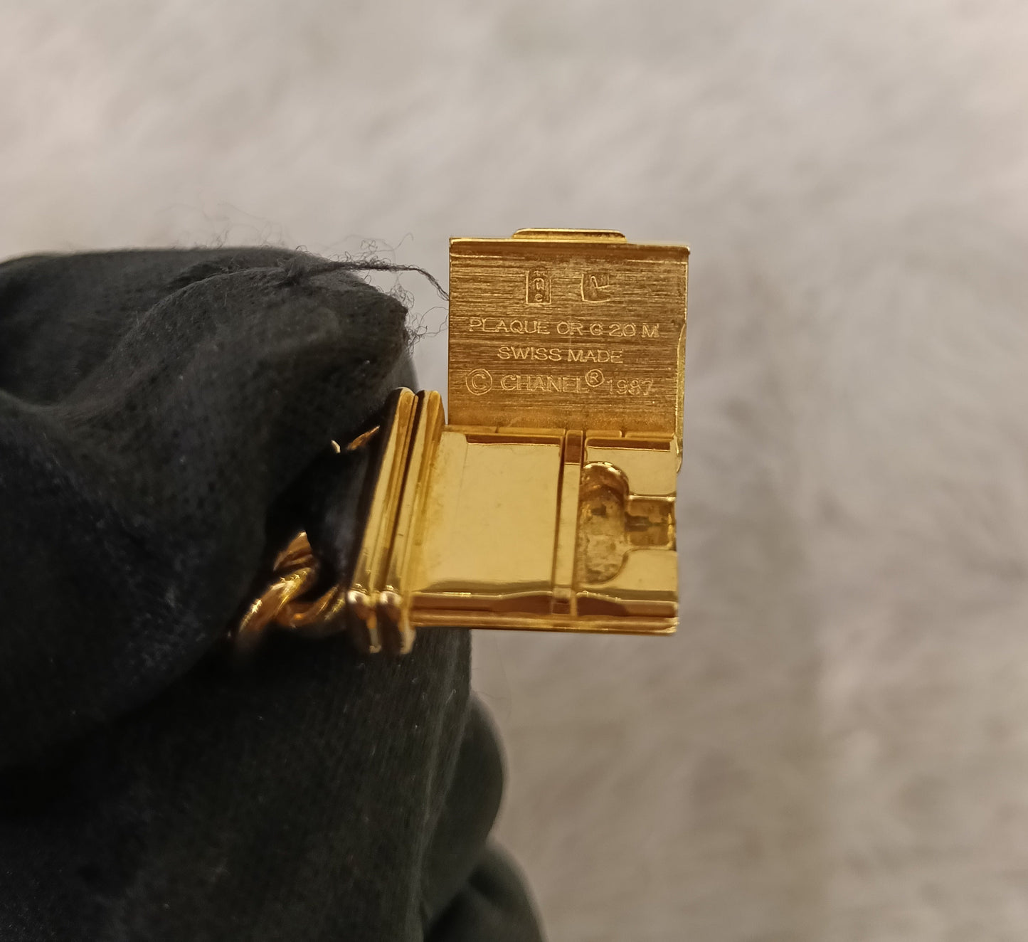 Chanel Premiere Watch Black GHW size M