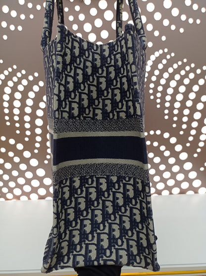 Dior Book Tote Large Oblique Navy 2019