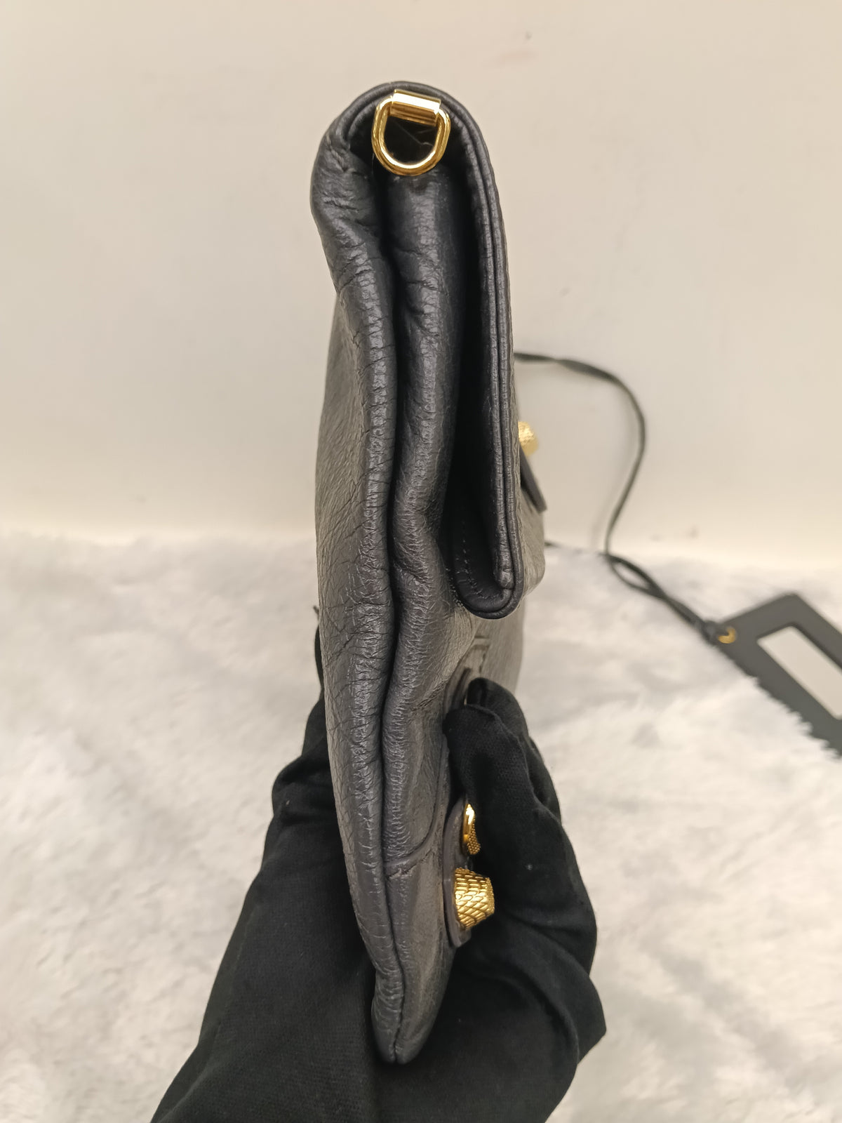 Balenciaga Envelope Clutch Giant Gris GHW 2015