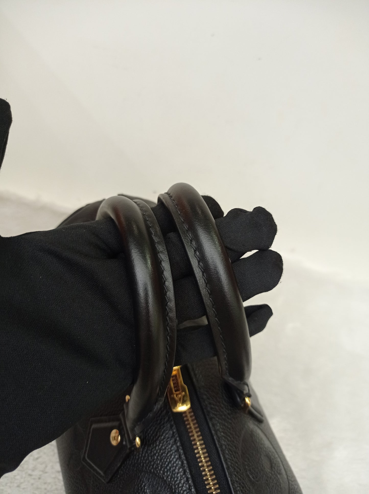 LV Speedy 25 Bandou NV Monogram Empreinte Noir 2023 (CHIP)