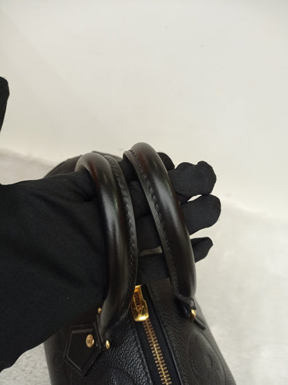 LV Speedy 25 Bandou NV Monogram Empreinte Noir 2023 (CHIP)