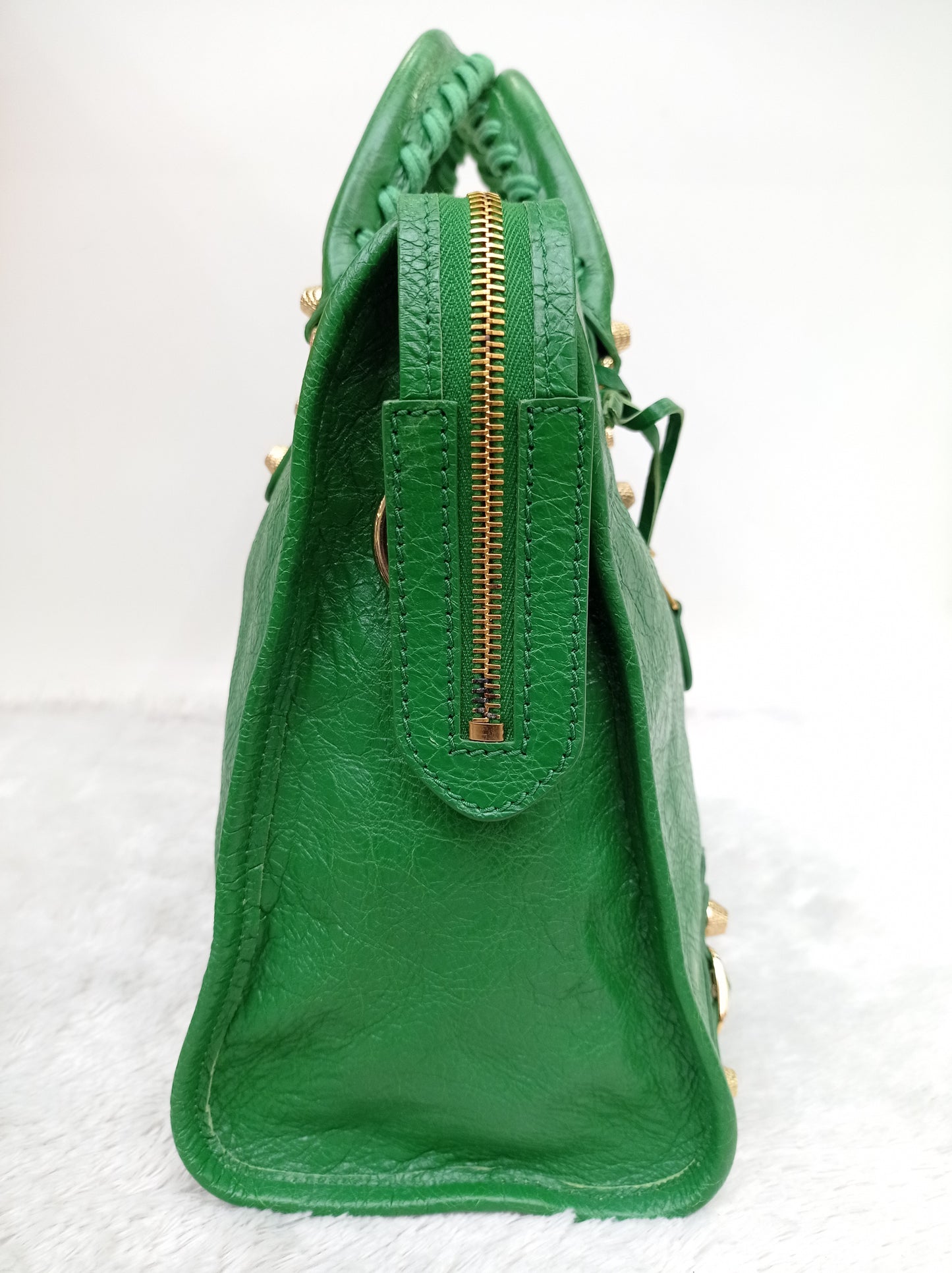 Balenciaga Reguler City Classic Giant Green GHW 2015