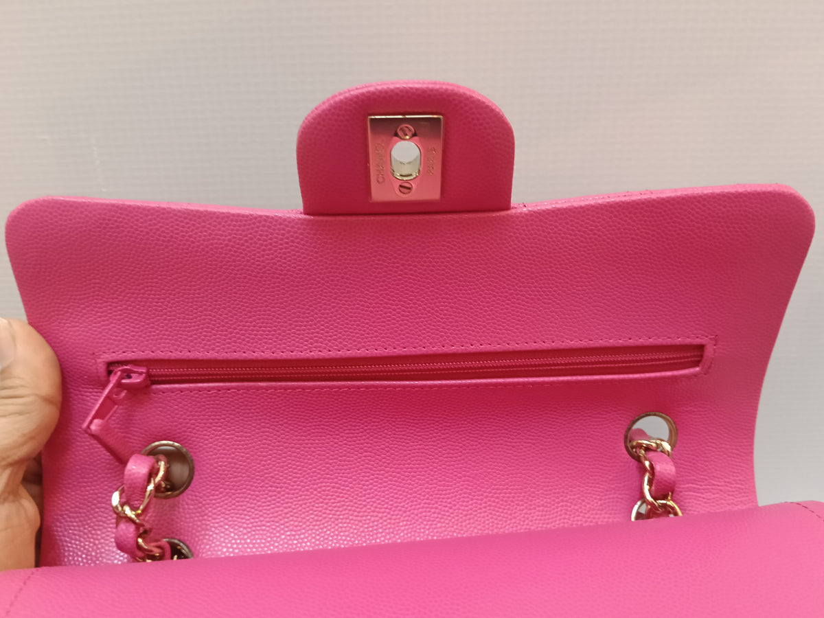 Chanel Small Caviar Pink LGHW (CHIP)