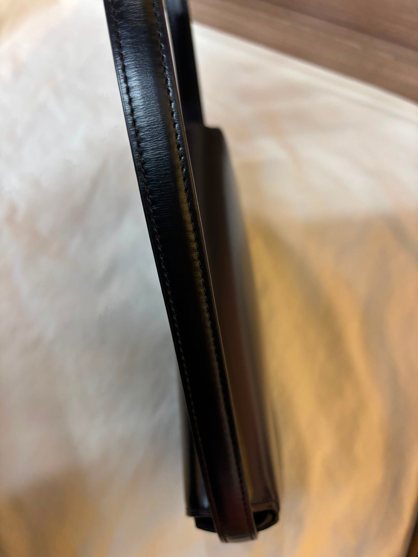 Celine Triomphe Shoulder Calfskin Black GHW 2022