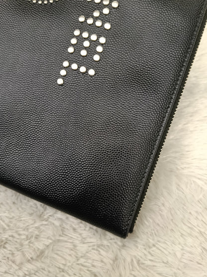 Chanel O'Case Deauville Medium Caviar Studded Black SHW #25