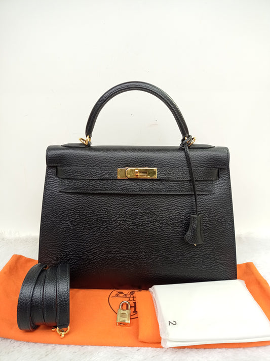 K32 Ardines Black GHW #E square
