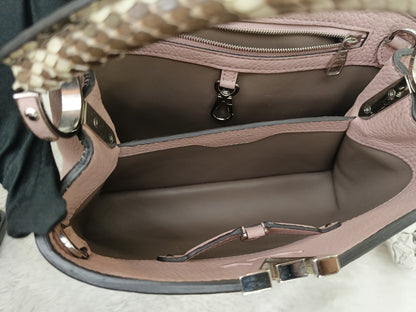 LV Capucines BB Taurillon Magnolia Handle Python 2016