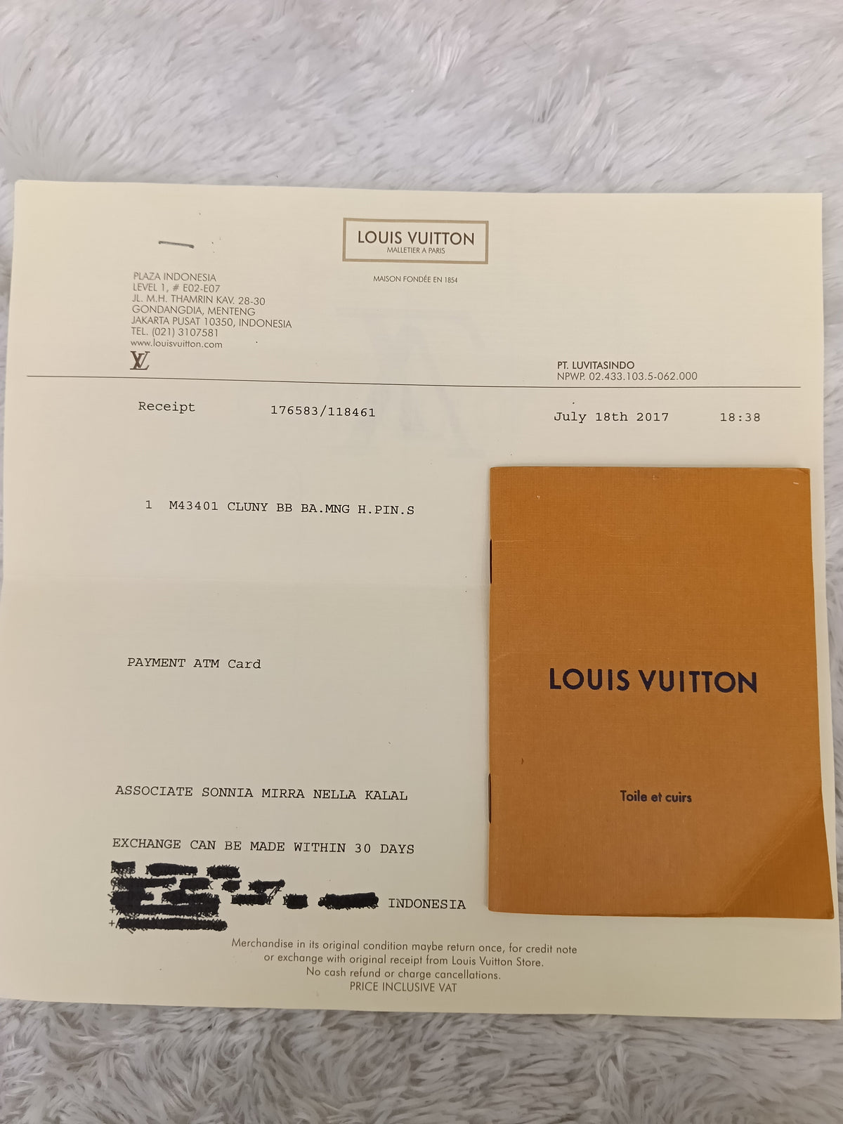 LV Clunny BB Monogram Fuchsia Safran 2017