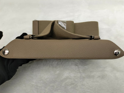 Hermes Videpoches Togo Sangle Wool Beige Marfa PHW #B