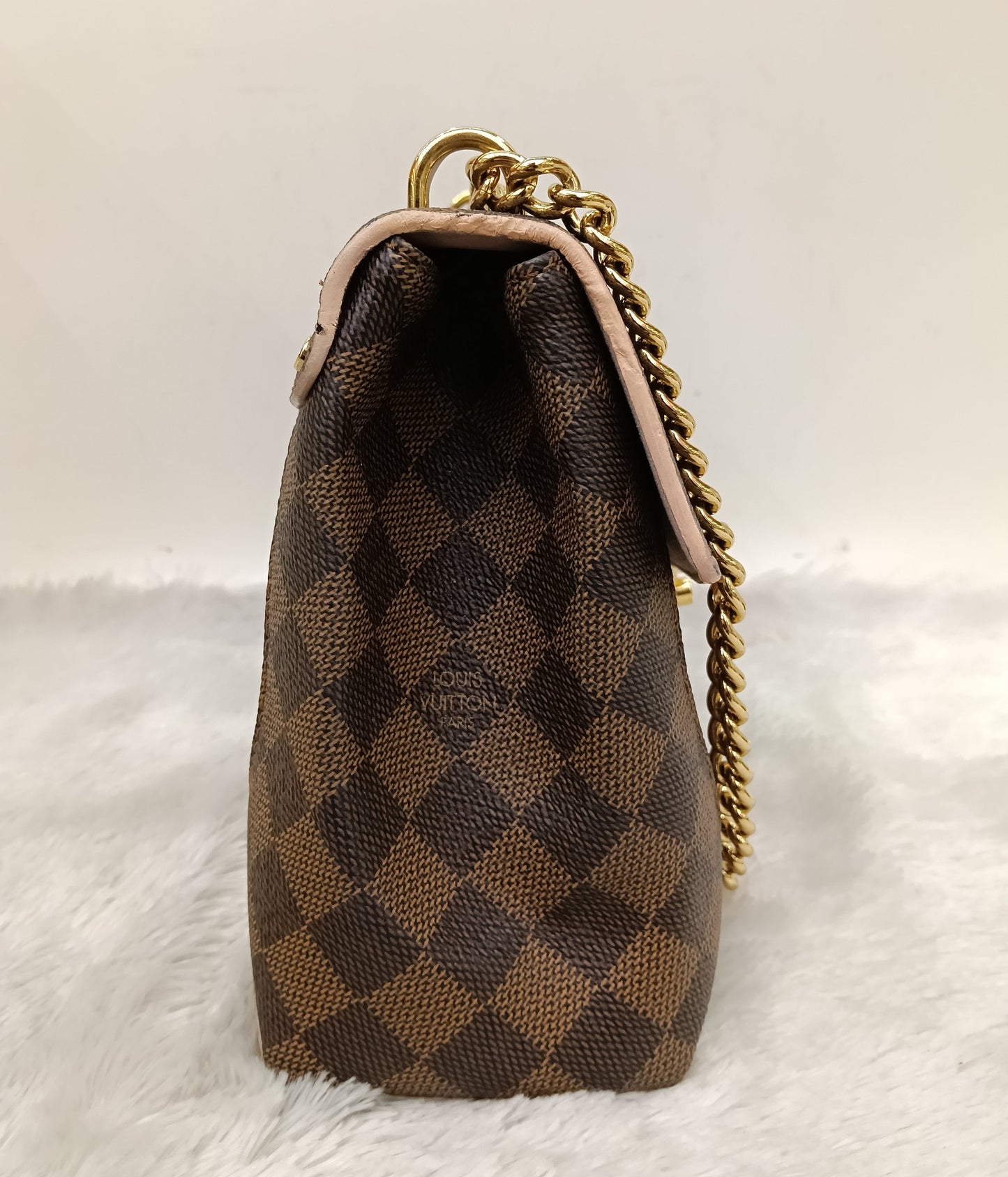 LV Caissa Clutch Damier Rose Ballerine 2016