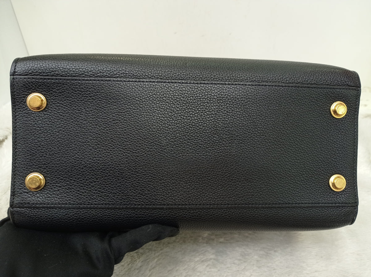 LV Steamer MM Taurillon Noir 2016