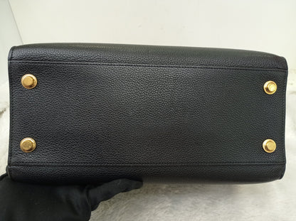 LV Steamer MM Taurillon Noir 2016